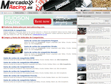 Tablet Screenshot of mercadoracing.org